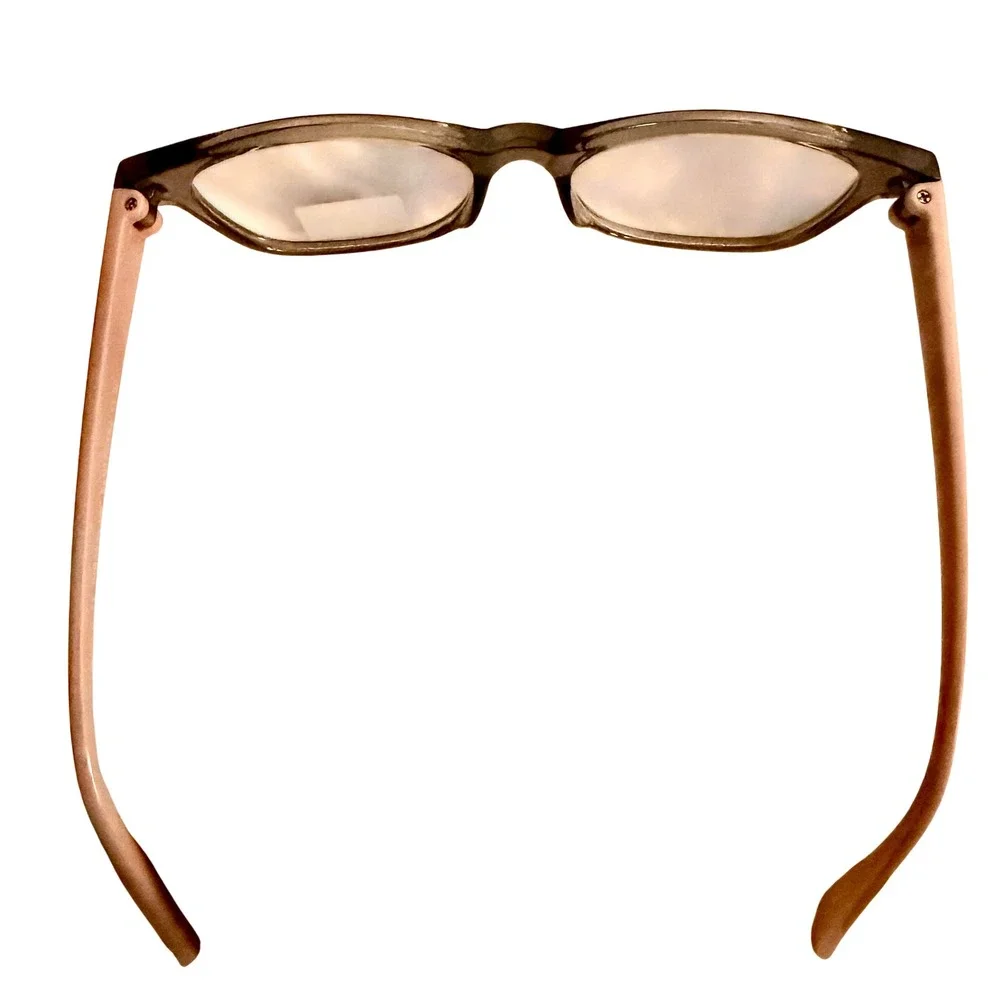 Jones New York Reading Glasses +1.50 Magnification Grey Tan Two Tone Frames